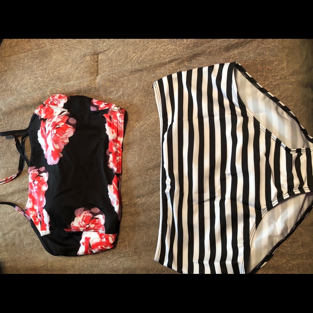 High waisted swimsuit